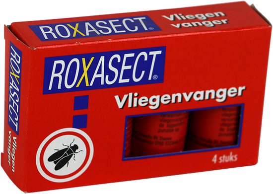 Roxasect vliegenvangers (1013086)- 4 x 4 stuks voordeelverpakking