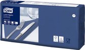 Tork lunchservet blauw (477215)- 2 x 10 x 200 stuks voordeelverpakking