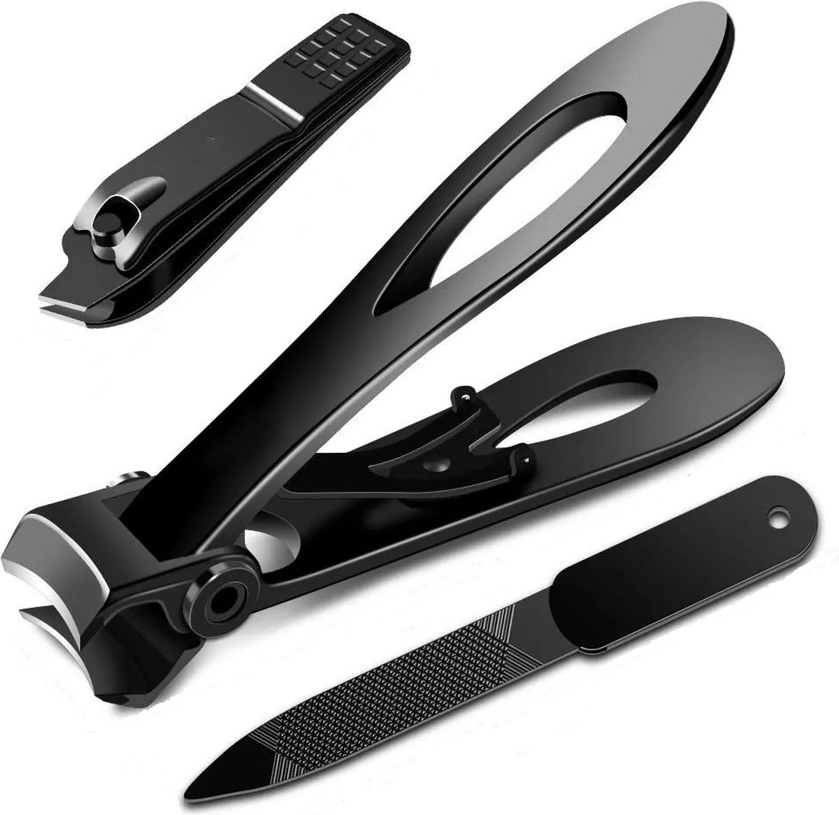 Manicure Set - Nagelvijl - Teennagelknipper - Nagelknipper - Voor dikke nagels - 3 Stuks - Merkloos