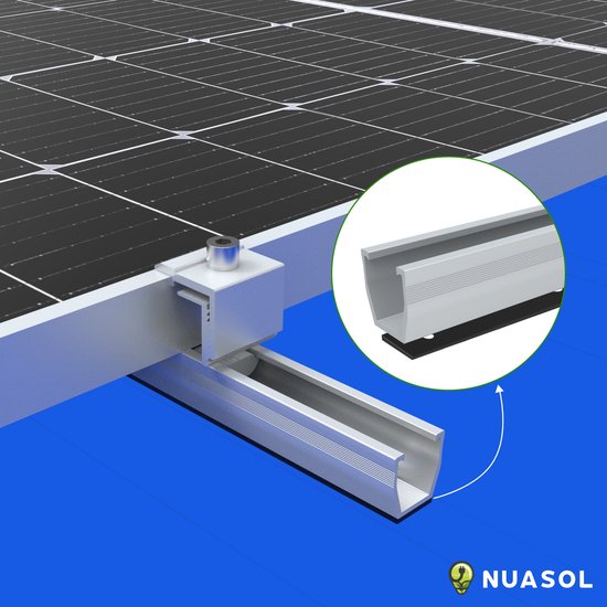 NuaSol NuaFix 100 stuks A2 dakhaken voor fotovoltaïsche