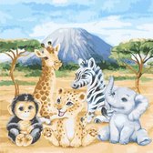 Paint by Numbers Safari Animals