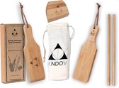 Bamboe Gnocchi en Garganelli Maker Set Pasta Maker Kit Perfect Keuken Cadeau 100% Natuurlijk Bamboe Gemakkelijk te Gebruiken & Opslaan Inclusief Canvas Tas & Gift Box Handwas Aanbevolen