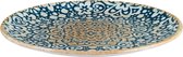Bonna Dessertbord - Alhambra - Porselein - 17 cm - set van 6