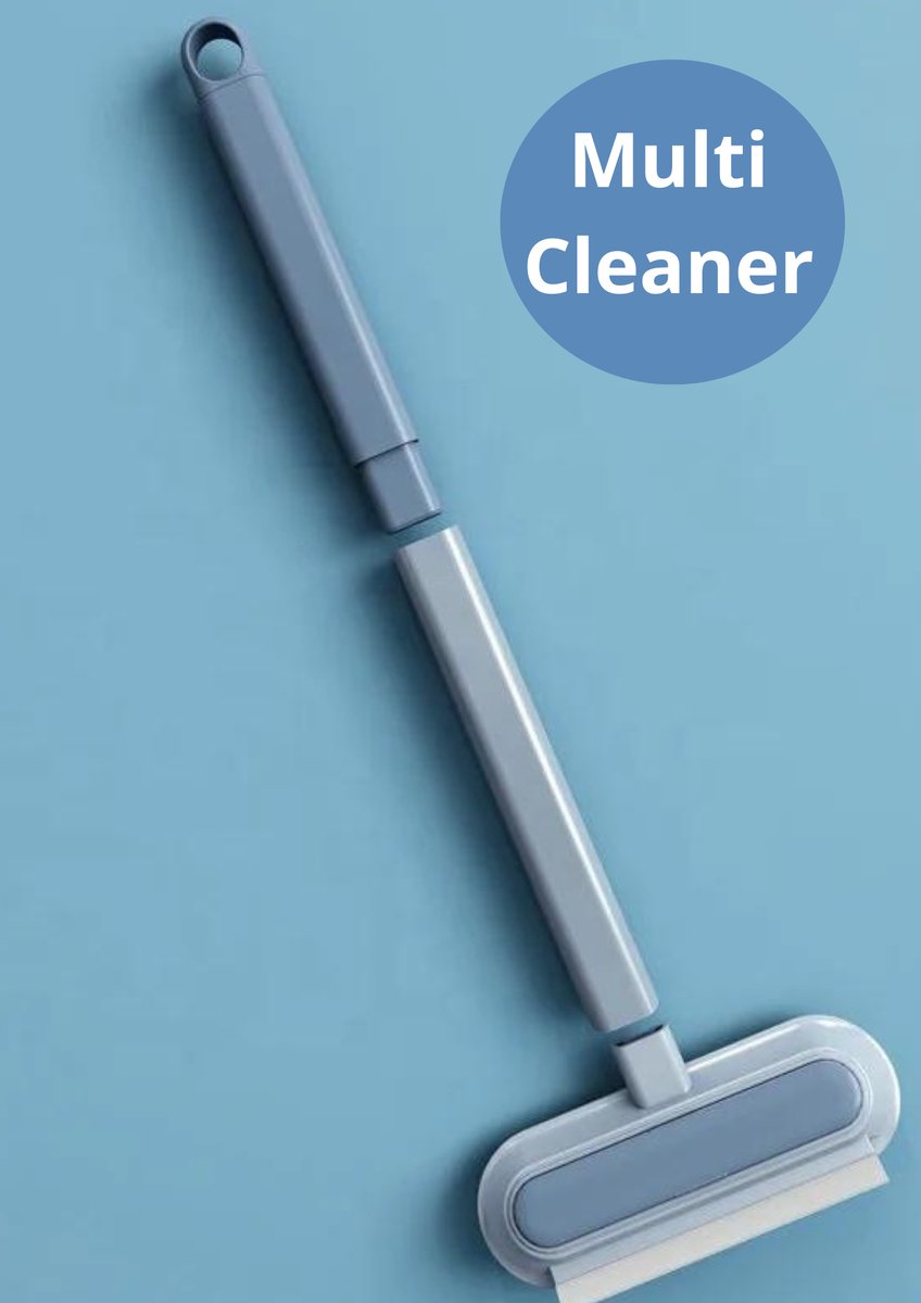Goedkoopste Multi schoonmaak tool - Multi inzetbaar als Haarverwijderaar - Pluizenborstel - Kledingborstel - Ontpluizer - Raamtrekker - Raamborstel - Tegelborstel - Schrobborstel - Ramen reiniger - Ideaal voor ieder huishouden