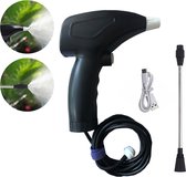Arroseur électrique – rechargeable par USB – Convient pour pulvérisateur de mauvaises herbes – Arroseur de jardin avec tuyau de 2 m et équipé d'une tige d'extension de 20 cm.