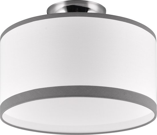 LED Plafondlamp - Plafondverlichting - Trion Vamos - E14 Fitting - 2-lichts - Rond - Chroom - Metaal