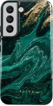 BURGA Telefoonhoesje voor Samsung Galaxy S22 - Schokbestendige Hardcase Hoesje - Emerald Pool