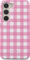 BURGA Telefoonhoesje voor Samsung Galaxy S23 Plus - Schokbestendige Hardcase Hoesje - Think Pink