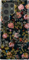 BURGA Telefoonhoesje voor Samsung Galaxy S23 Ultra - Schokbestendige Hardcase Hoesje - Bloomy Garden