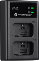 FirstPower Oplader voor NP-FW50 Accu voor Sony camera - Batterij voor Sony Systeem Camera's