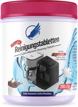 200x Reinigingstabletten - 2x Ontkalkingstabletten - Koffiemachinereiniger - Universeel - Jura Philips Siemens Bosch Krups Delonghi. Geschikt voor alle merken