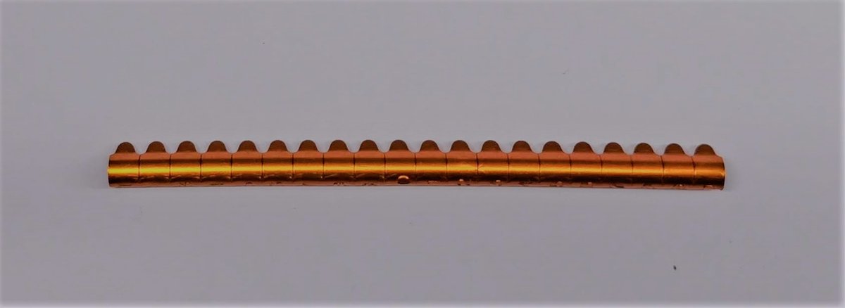 aluminium knijpringen - voetringen - vogelringen -duivenringen - kippenringen - Oranje - 10 mm