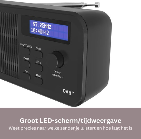 Philips dab en internetradio met cd TAM6805 50watt aanbieding bij Makro