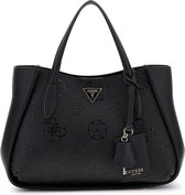 Guess Keandra Girlfriend Satchel Dames Shopper - Zwart - One Size