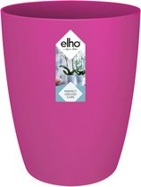 Elho Brussels Orchideé Haut 12.5 - Pot De Fleurs pour Intérieur - Ø 12.5 x H 15.5 cm - Rose