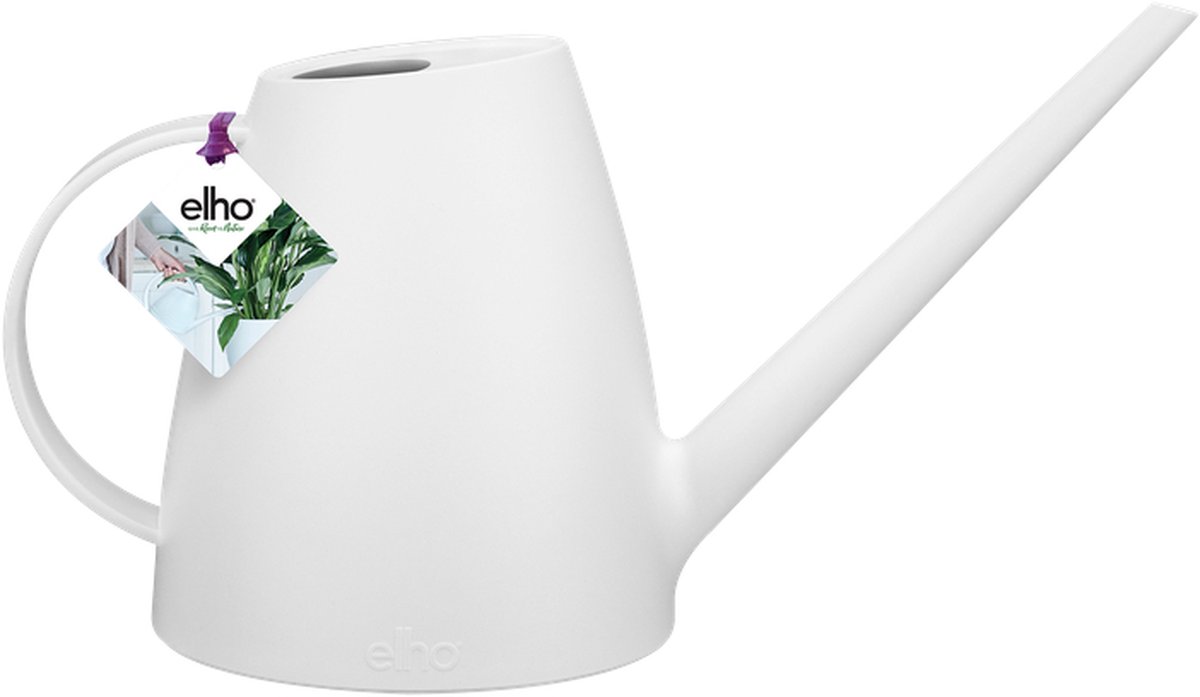 Elho Brussels Gieter 1,8l - Gieter voor Binnen - Gemaakt van Gerecycled Plastic - Ø 33.0 x H 17.0 cm - Wit