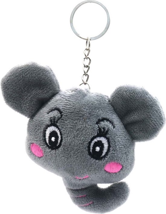 Een grappige sleutelhanger, tassenhanger van fluffy stof in de vorm van een olifant! Handig om aan de portemonnee of sleutelbos vast te maken. Ook leuk als decoratie op de kinderkamer. Een leuke sleutelhanger voor uzelf of als cadeau.