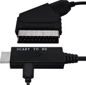 SCART naar HDMI Converter Kabel - Video Converter Kabel - 720p/1080p@60Hz - 1m - Zwart