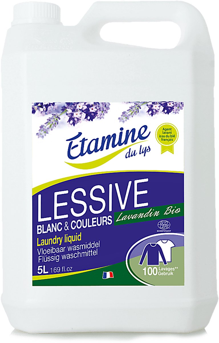 Goedkoopste Etamine Du Lys Vloeibaar Wasmiddel Biologische Lavandin 5L