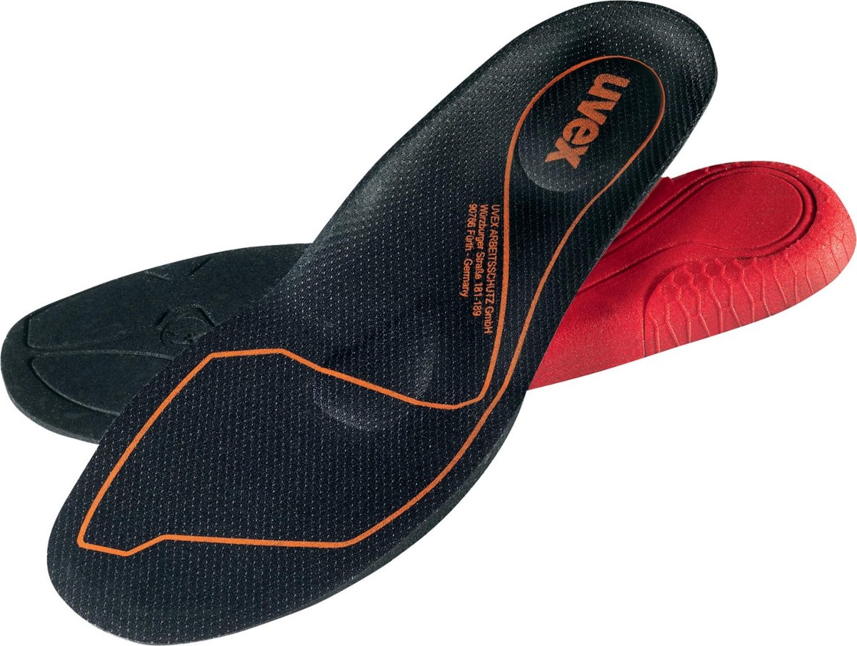 Uvex Accessoires: inlegzool 95340 zwart, oranje (95340)