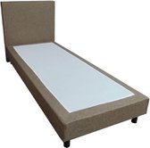 Boxspring zonder matras - 100 x 200 cm - Stof Zand/Beige I22 - Type: Oslo - Slaaploods.nl