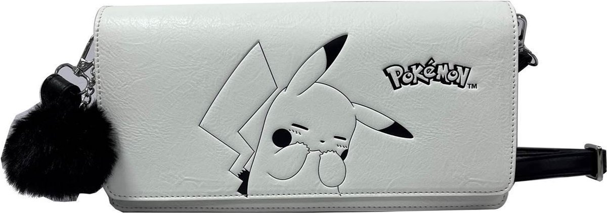 Pokémon - Pikachu Wit Baguette-handtas met schouderriem