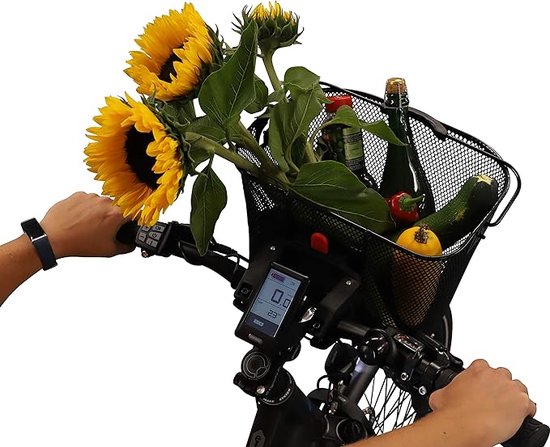 FISCHER FAHRRAD Fietsmand, voor Zwart van Fischer — afbeelding 3