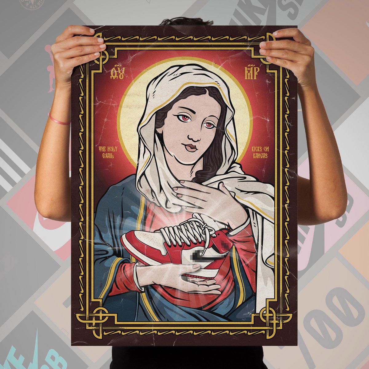 Sneaker Poster J1 Holy Grail