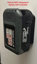Houder Combo voor Makita 36V - Batterij houder - DC36RA Oplader houder - Wandbevestiging - Wall Mount