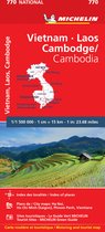 Michelin Vietnam Laos Cambodia Map