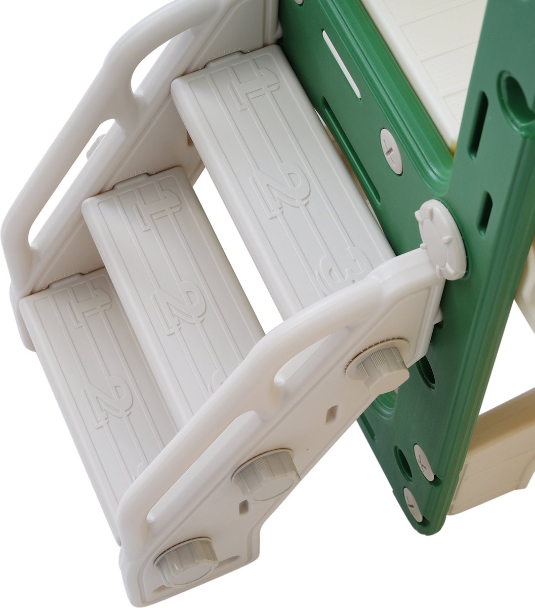 Toboggan d'escalade pour enfants 8 en 1, toboggan multifonctionnel avec 2 toboggans
