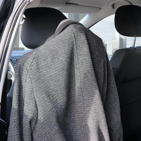 Cintre Voiture Dunlop Acier Chromé 50 Cm - Appui-tête - Vêtements Sans Pli