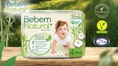 Bebem Natural 4 Maxi 7-14 KG - 180 luiers - Maandbox - Voordeelverpakking - Parfumvrij - Vegan - Pampers