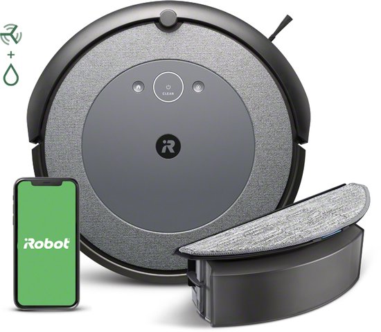 iRobot Roomba Combo® i5 Robotstofzuiger met Dweilfunctie