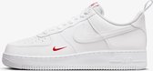 Nike Air Force 1 '07 "White University Red" - Sneakers - Mannen - Maat 43 - Wit/Rood