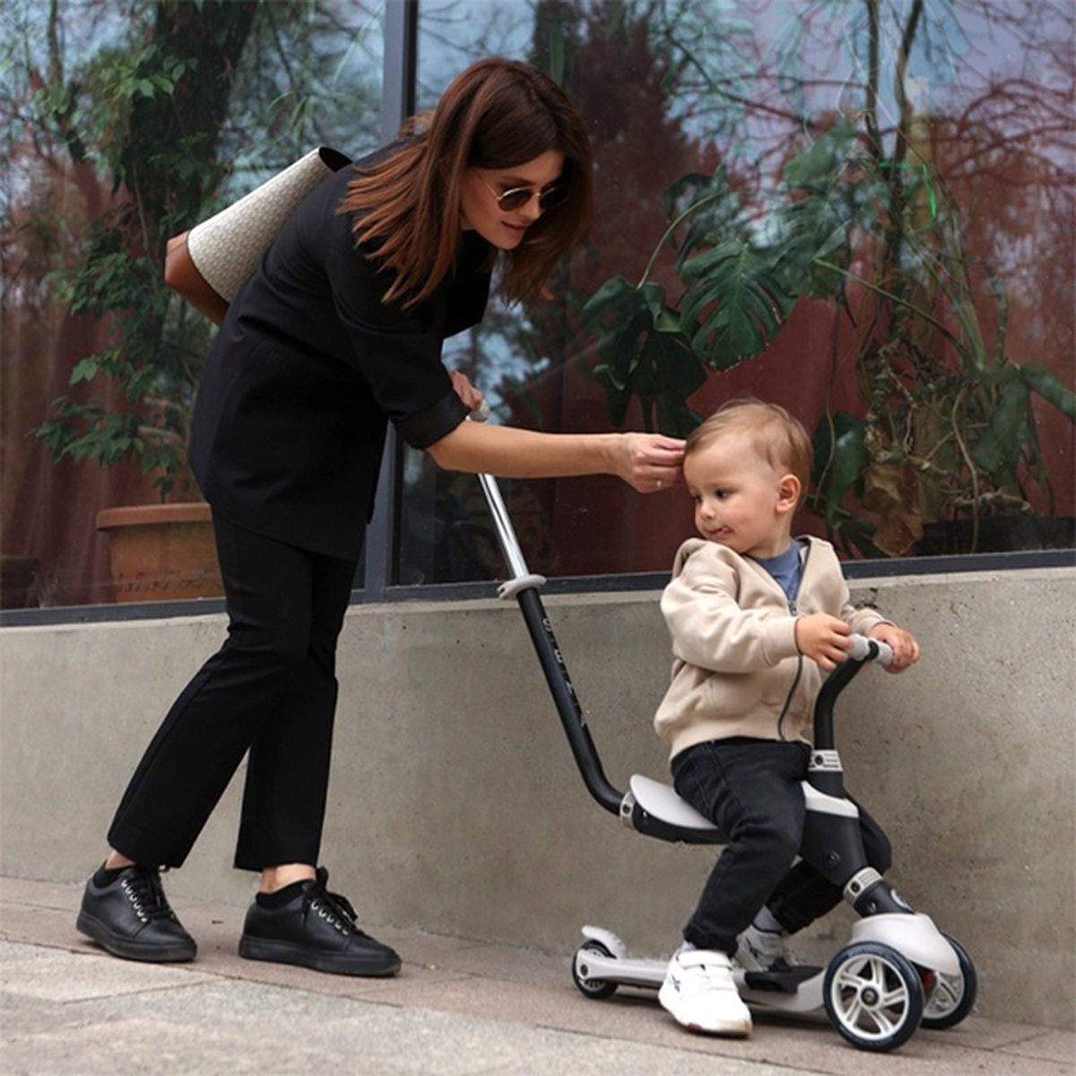 Qplay Sema Step Scoot and Ride - 5-in-1 balansscooter met scooteropties- Beige — afbeelding 5