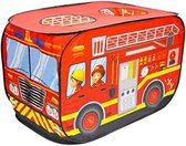 Brandweerwagen Opvouwbare Speeltent -Kinderen spelen Huis Binnenshuis Buiten Speelgoed Grote Gift voor Meisjes Jongens 3 4 5 Jaar Oud
