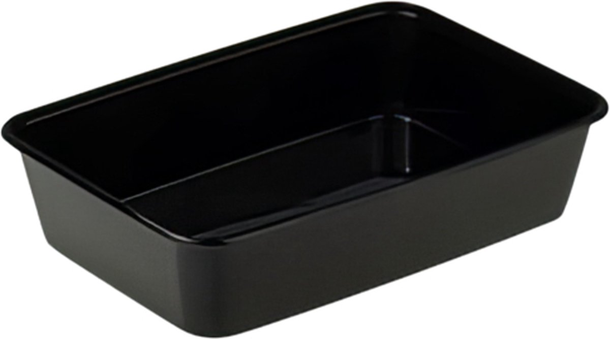 Set van 25 Stuks - 500 ML Prep-Meal Vershoudbakjes Zwart - Vershouddoos - Meal Prep Bakjes Met Deksel - Magnetron Bakjes - 500 ML - Zwart - 25 stuks - 500 cc - Vaatwasserbestendig - BPA Vrij - Duurzaam - Herbruikbare Bakjes — afbeelding 2