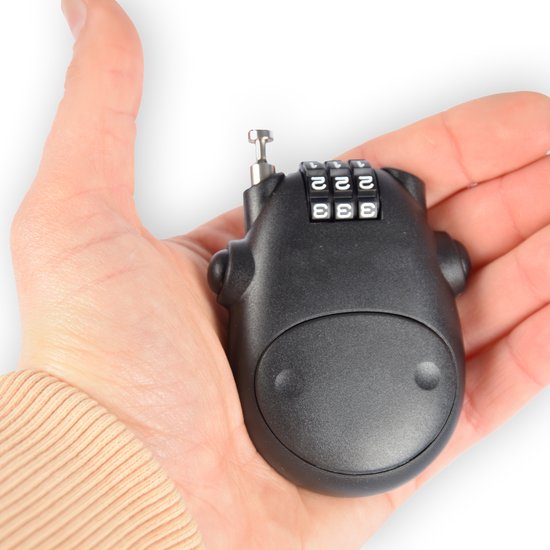 Cijferslot hangslot met code 6 stuks – Weerbestendig fietsslot voor binnen en buiten – Duurzaam staal en kunststof – 8x4.6x1.2 cm veiligheidsslot