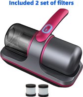 ShopEighty8 - Matras stofzuiger - Handstofzuiger - Bed stofzuiger - Matras reiniger - Mijtenzuiger - UV-Licht - Draadloos - Rood