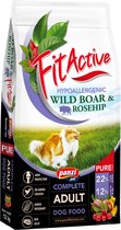 Panzi Pet Pure - Wild Boar & Rosehip - Hypoallergeen hondenvoer - Glutenvrije hondenbrokken voor volwassen honden van middelgrote rassen met normale activiteit - Zonder kip, gevogelte en tarwe - Everzwijn smaak - 3kg