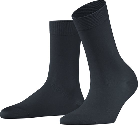 FALKE Cotton Touch business & casual katoen sokken dames grijs - Maat 35-38