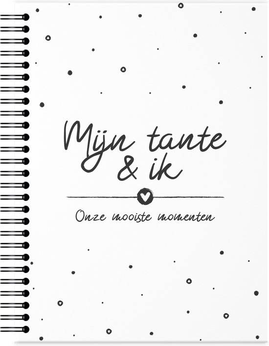 Fyllbooks - Mijn Tante & Ik Invulboek - Cadeau voor Tante - Dagboek - Herinneringsboekje - 80 Pagina's