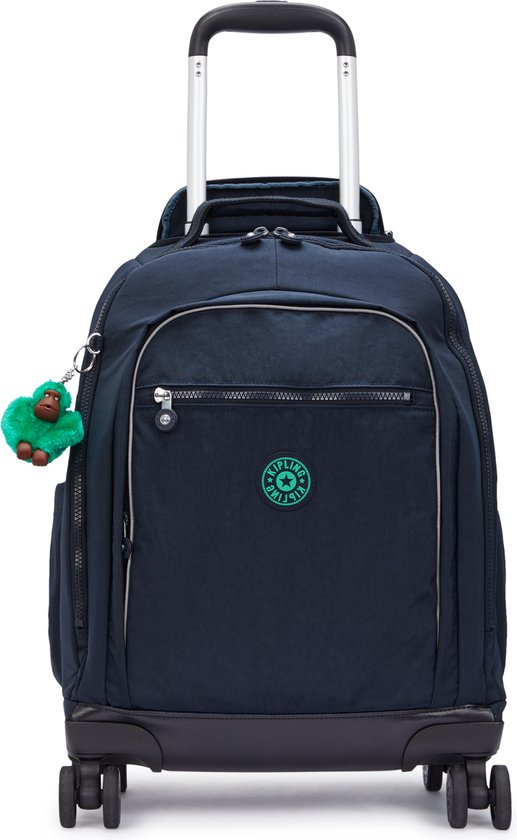 Kipling NEW ZEA Rugzak met wielen, 26 Liter, 13 inch laptopvak - Blue Green Bl