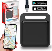 LotaHome - Bluetooth Tracker - Koffer, Mensen, Dieren, Auto's Tracker - Koffer Tracker - Apple en Android - Geen Abonnement - Gratis App - 1 Jaar Batterij - Wereldwijd Bereik - Waterdicht - Keyfinder - AirTag - Extra Batterij - Voor Vakantie - Zwart