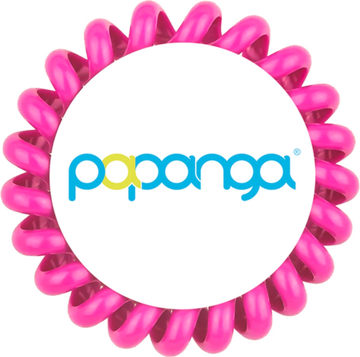 Papanga - Haarelastiek Big - Dragon Pink Spiral Hair Tie - Stevige Grip