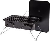 BBQ - Picknick-Barbecue - Inclusief Deksel 35 x 25 x 17 cm - Zwart