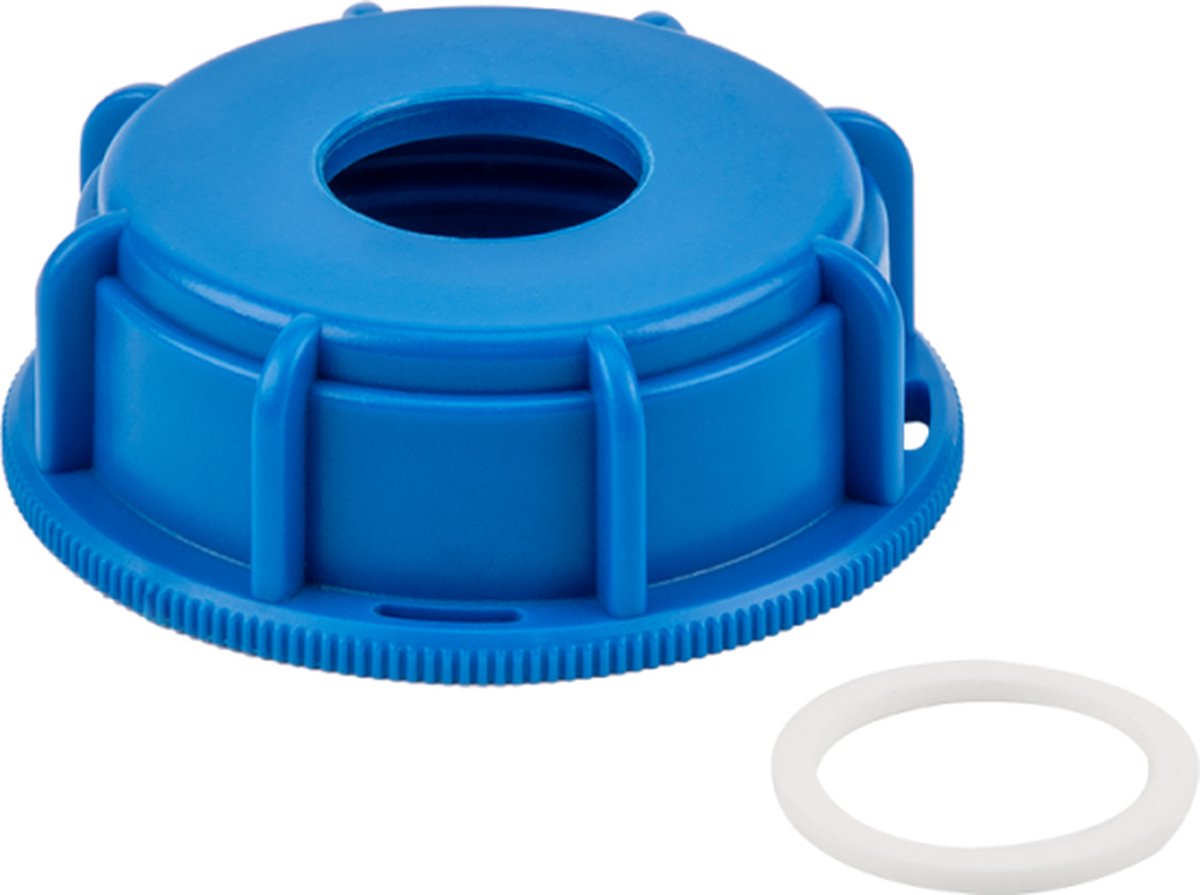 Bradas IBC-Adapter Set – Dop – Vrouwelijk S60x6 × ¾" (19 mm) – Inclusief Pakking