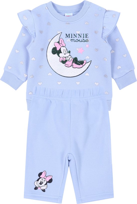 Lichtblauwe babyset met ruches Minnie Mouse DISNEY