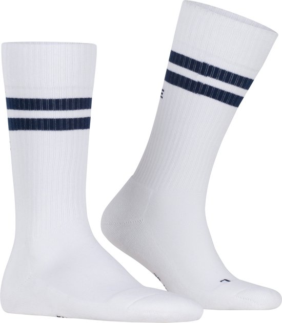 FALKE Dynamic unisex sokken - wit met blauw (white) - Maat: 44-45